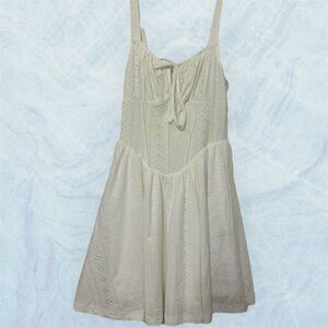 Altar'd State Cream White Eyelet Dress